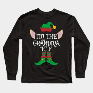 I'm The Grandma Christmas Elf Long Sleeve T-Shirt